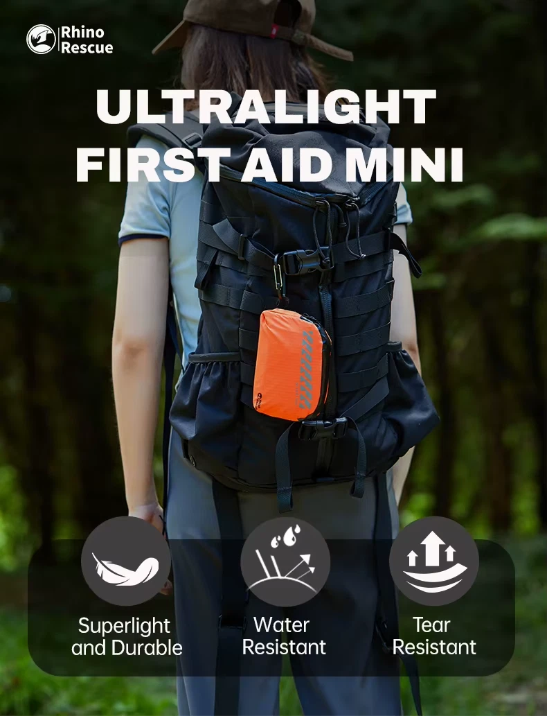 RHINO RESCUE Ultralight First Aid Mini – Orange