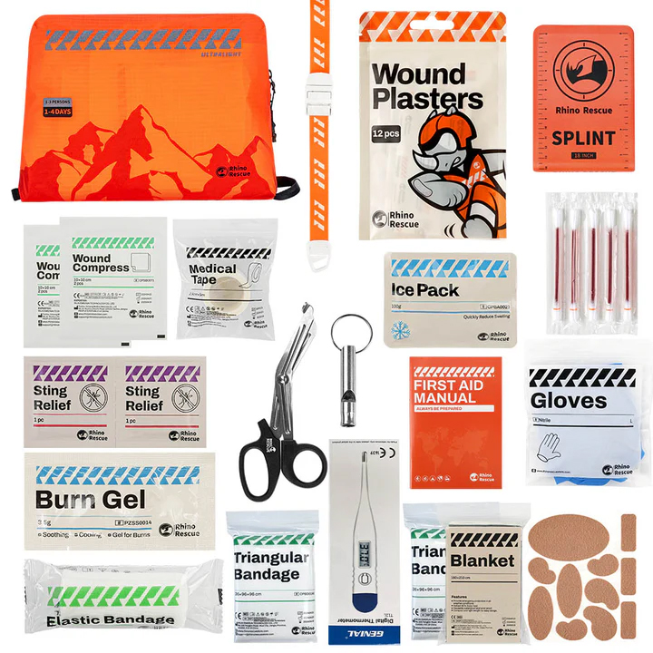 RHINO RESCUE Ultralight First Aid Plus – Orange