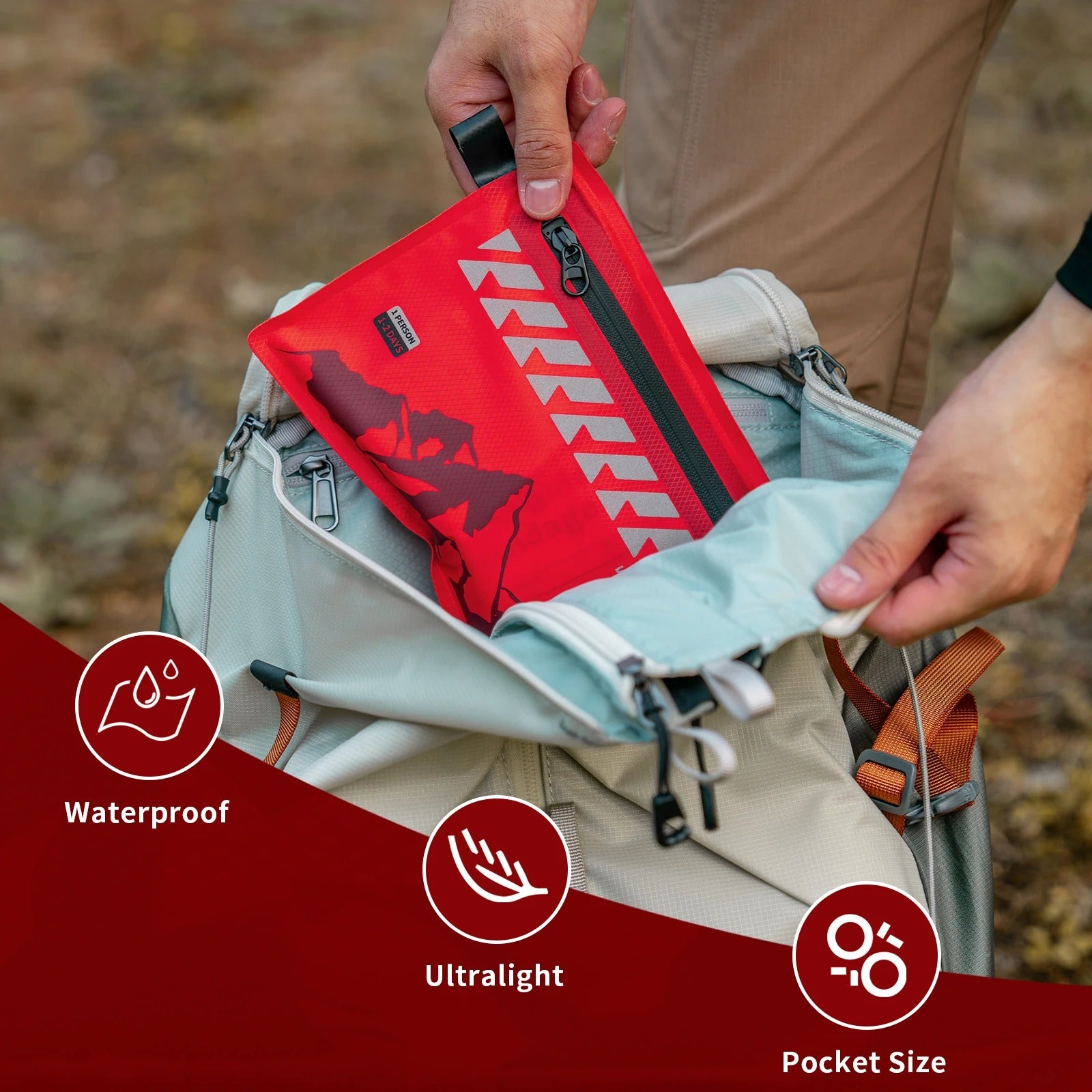 RHINO RESCUE Waterproof First Aid Kit