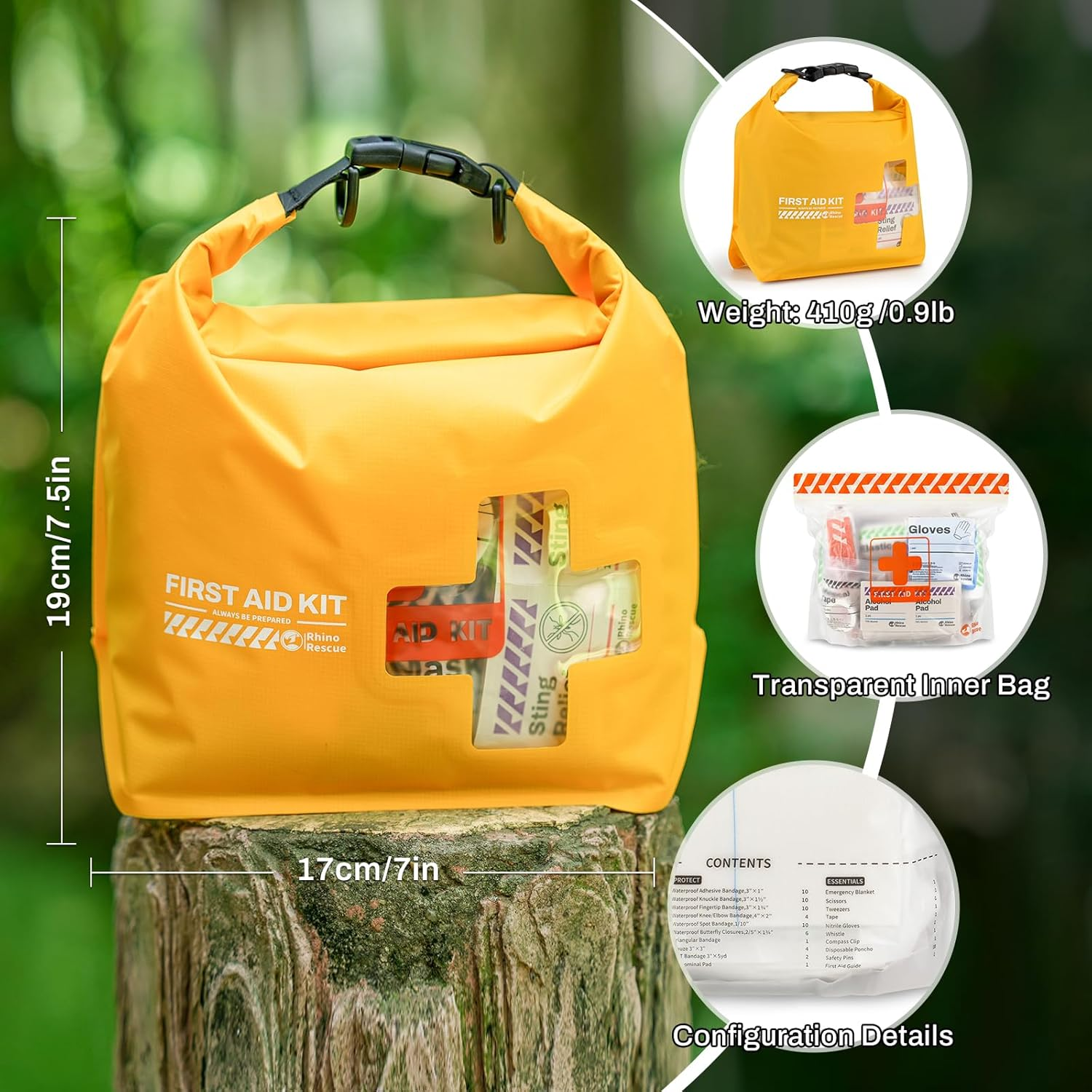 RHINO RESCUE Dry Bag First Aid Kit