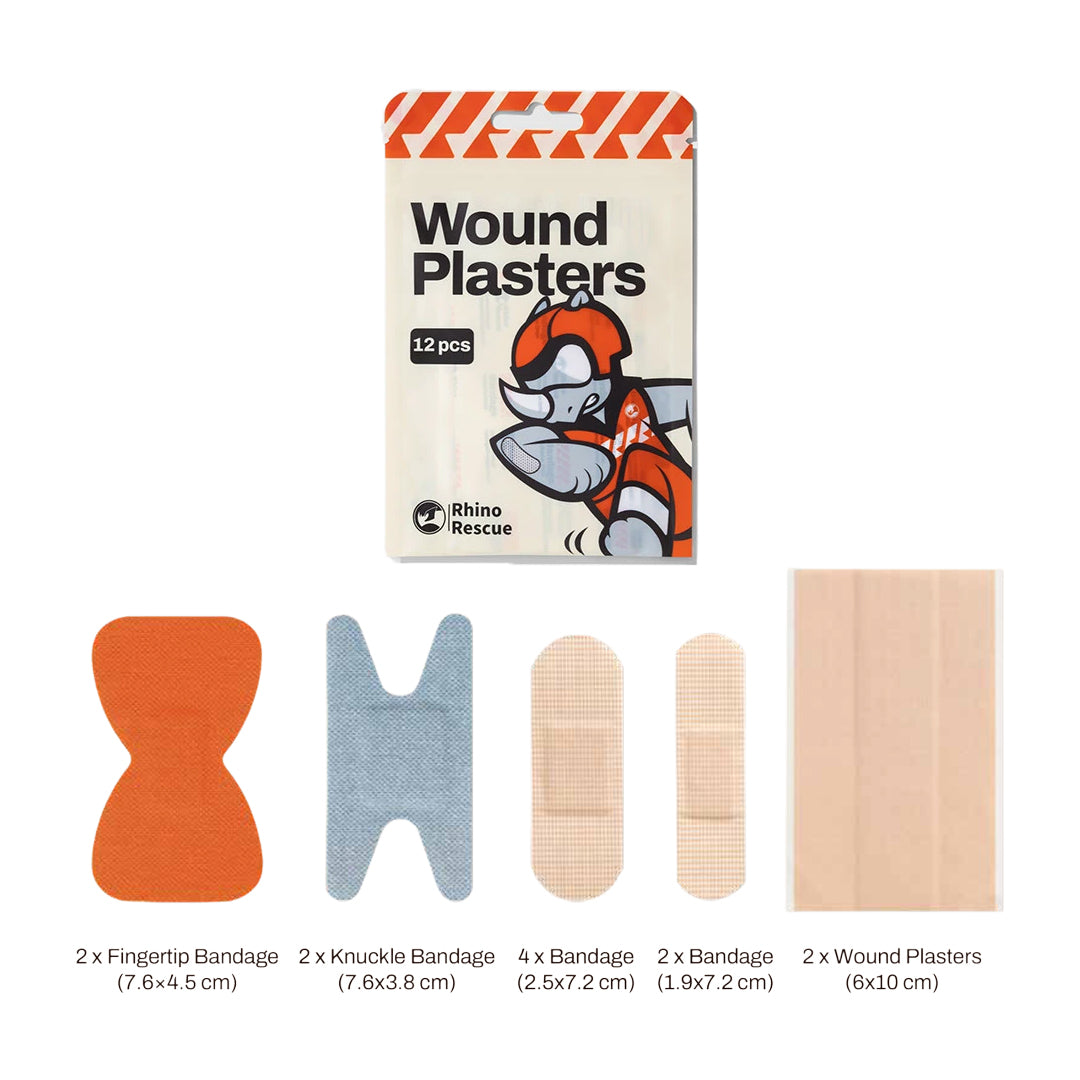 RHINO RESCUE Wound Plaster Set – 12pcs
