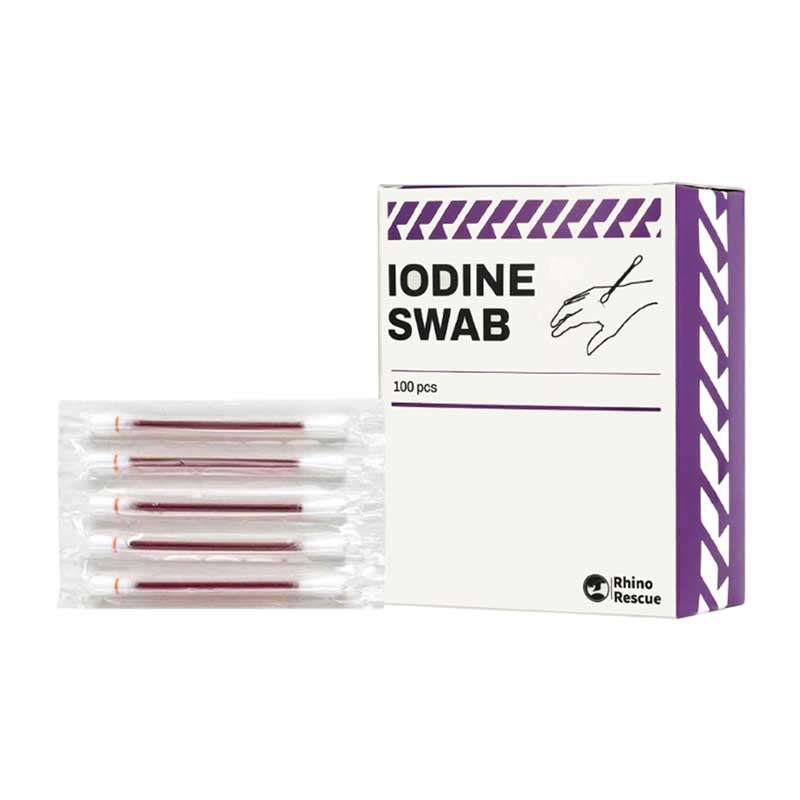 RHINO RESCUE Iodine Swab Box – 100pcs