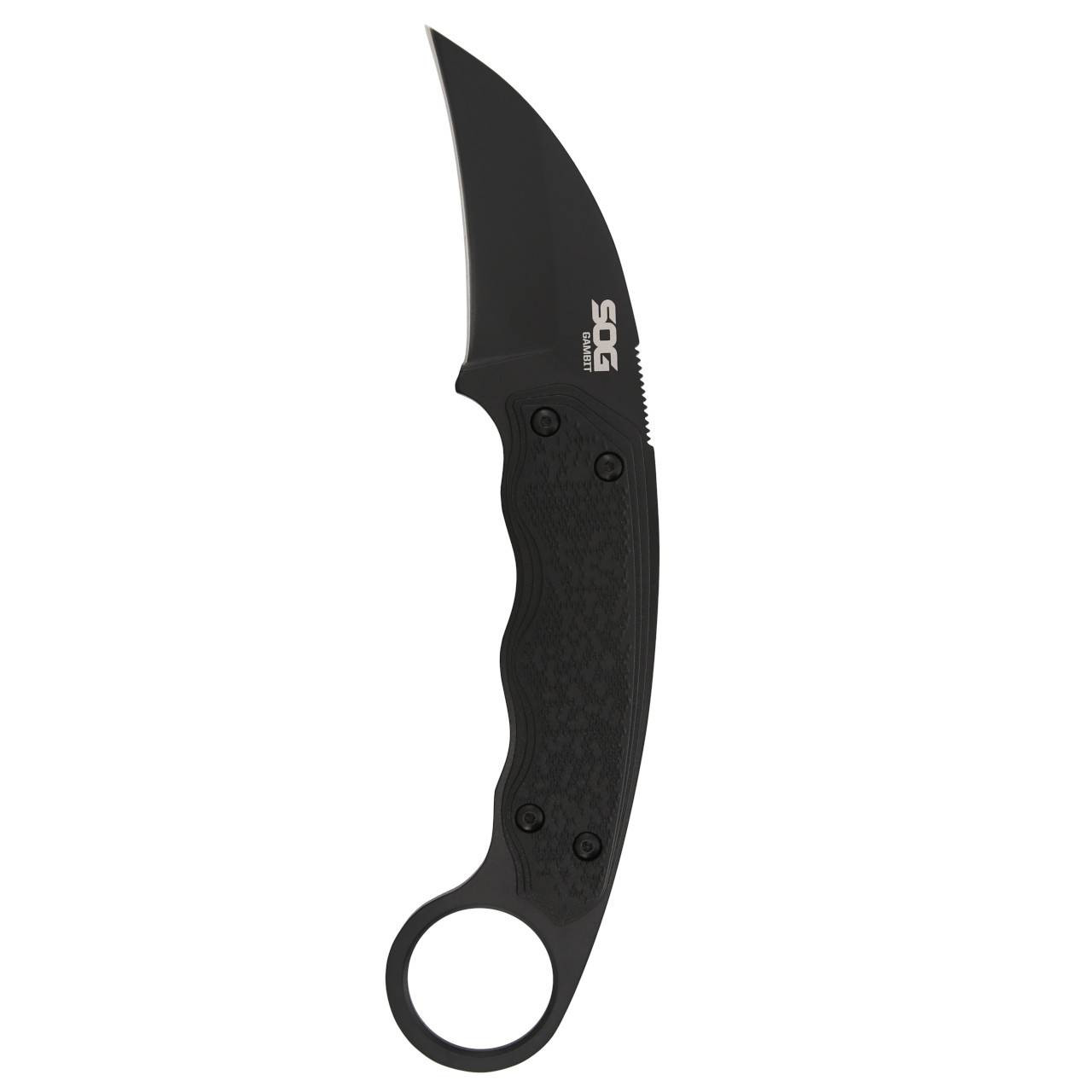 SOG Gambit Blackout Survival Curved Knife