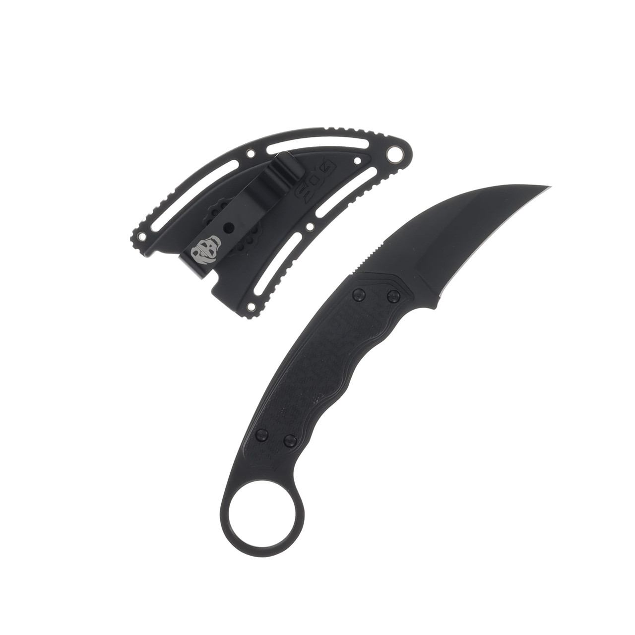 SOG Gambit Blackout Survival Curved Knife