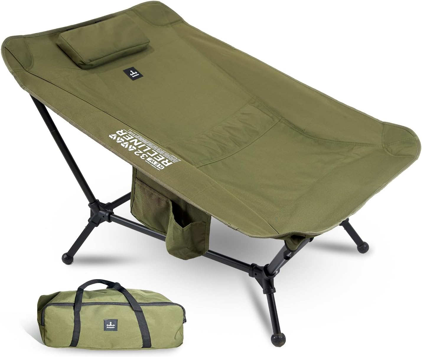 DEFTHIKE Lie Down Foldable Moon Chair