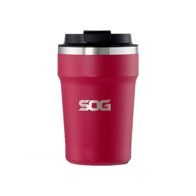 SOG Coffee Mug with Lid 360ml – Red