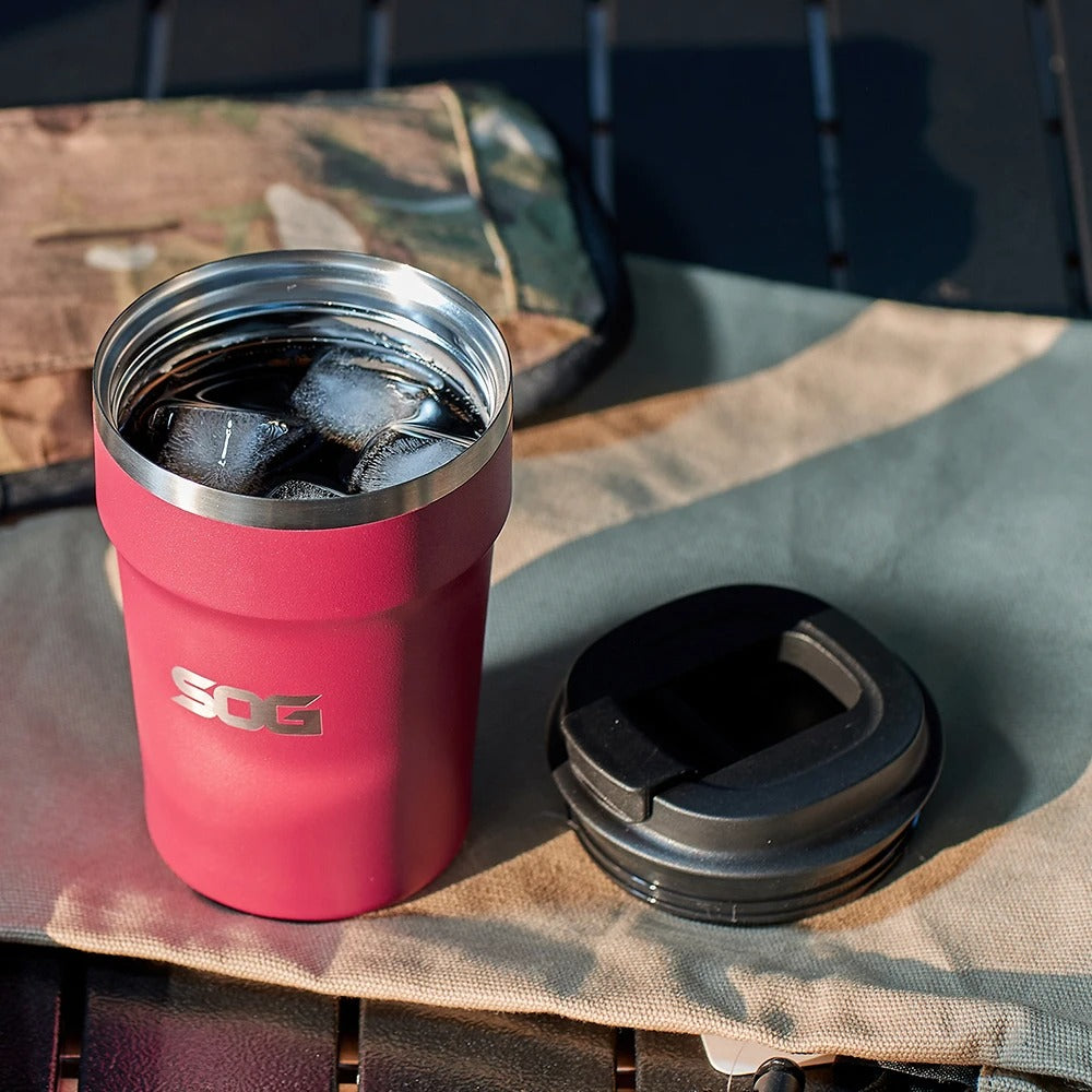 SOG Travel Mug with Lid 360ml – Black