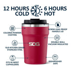 SOG Travel Mug with Lid 360ml – Black