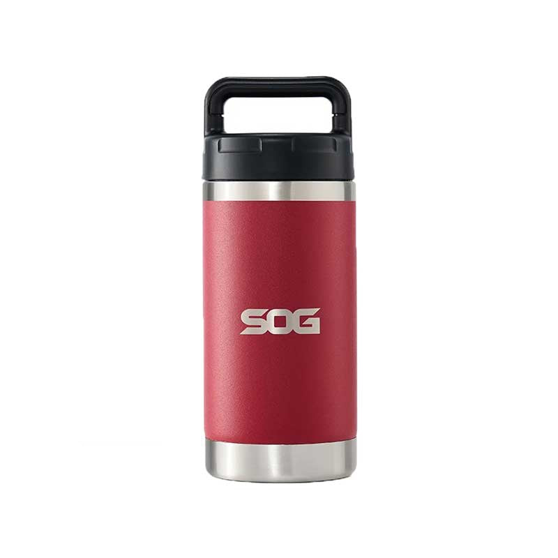 SOG Travel Mug with Handle & Lid 350ml – Red