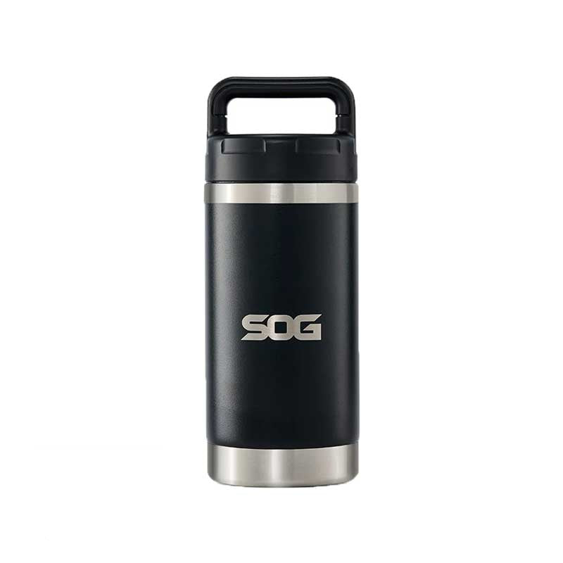 SOG Travel Mug with Handle & Lid 350ml – Black