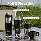 SOG Camping 3-in-1 Coffee Grinding Set