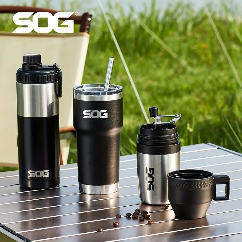 SOG Camping 3-in-1 Coffee Grinding Set