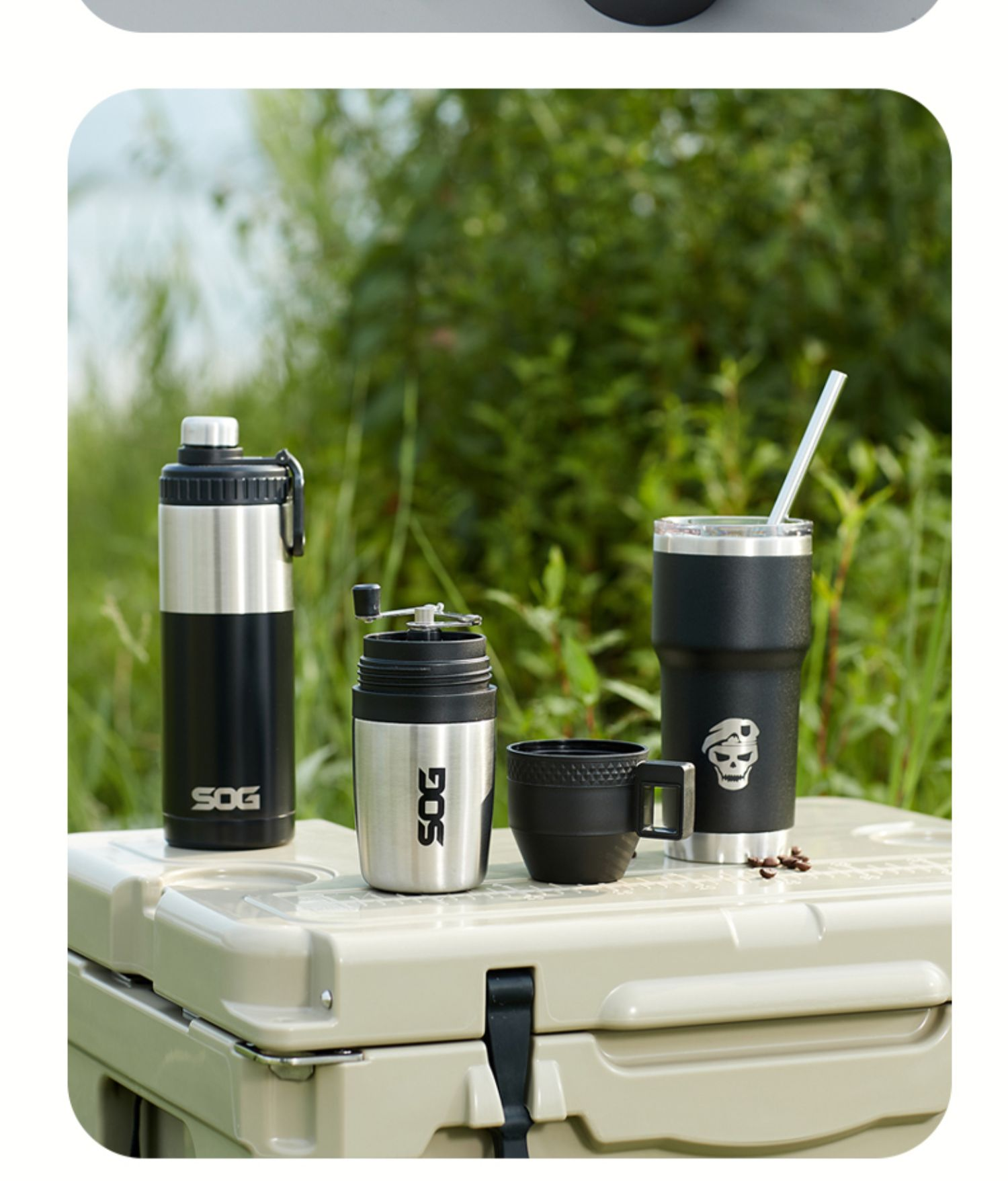SOG Camping 3-in-1 Coffee Grinding Set