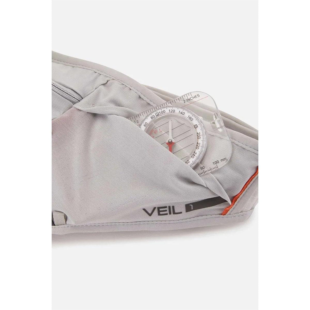 RAB Veil 1L Lightweight Belt Pack – Gargoyle/Graphene