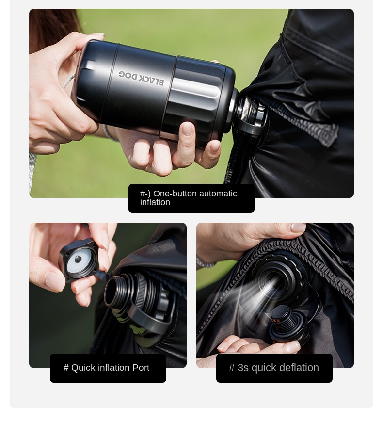 BLACKDOG Misty Island 6.0 Air Tent – 230CM X 260CM