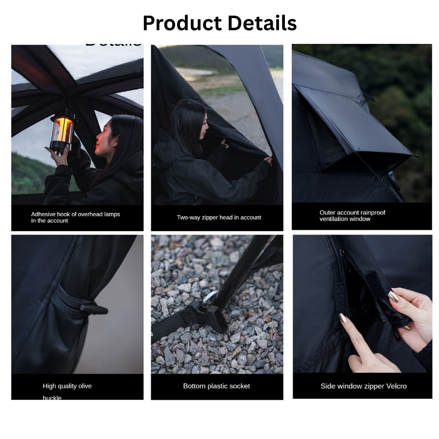 BLACKDOG ShanTing 6.8 Mountain Yard Tent – 330CM X 220CM