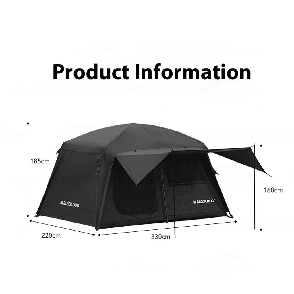 BLACKDOG ShanTing 6.8 Mountain Yard Tent – 330CM X 220CM