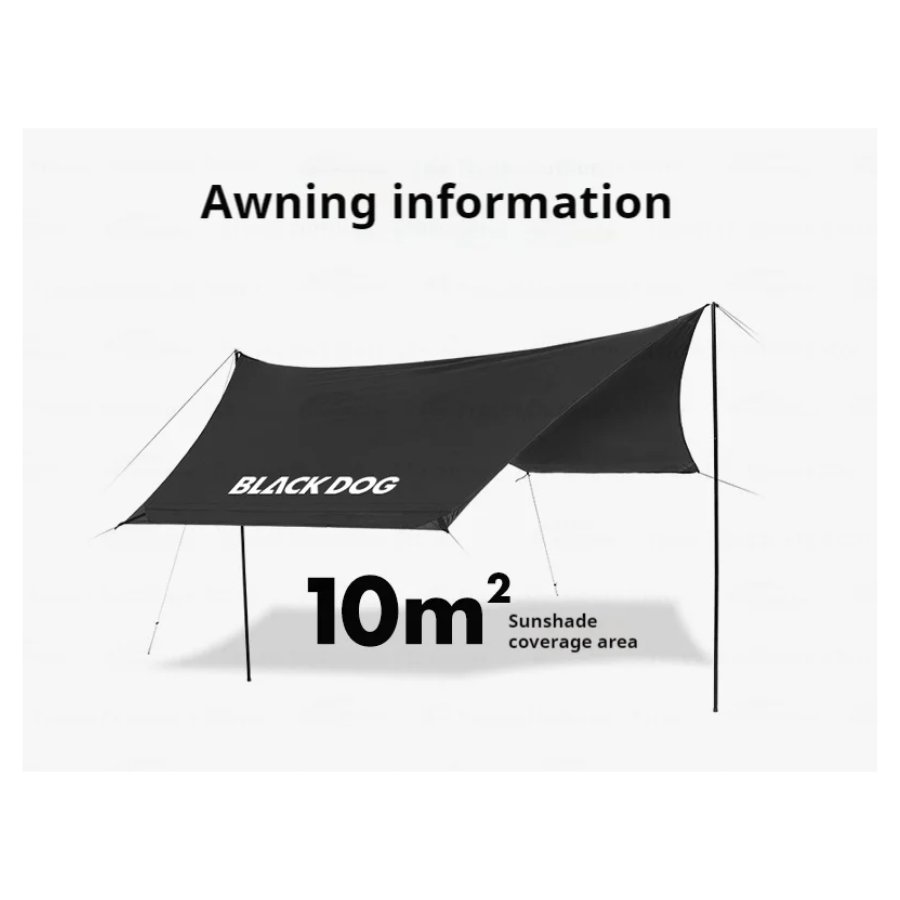 BLACKDOG Star Extended Sky Screen Awning