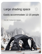 BLACKDOG Fantasy City Dome Tent – 435CM X 435CM