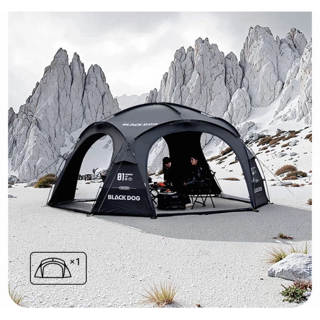 BLACKDOG Fantasy City Dome Tent – 435CM X 435CM