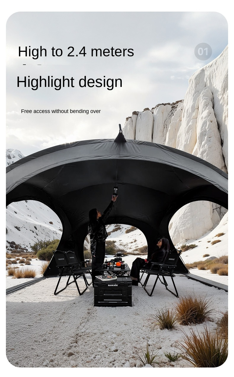 BLACKDOG Fantasy City Dome Tent – 435CM X 435CM