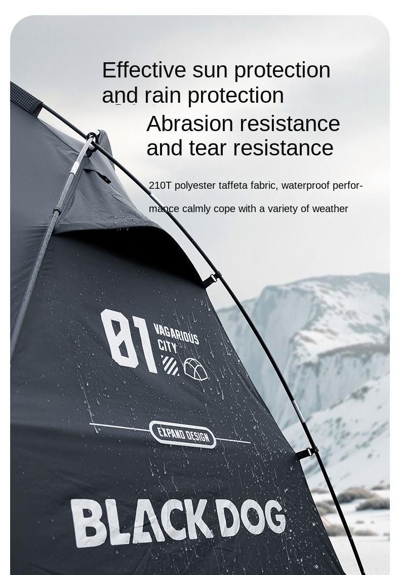 BLACKDOG Fantasy City Dome Tent – 435CM X 435CM