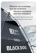 BLACKDOG Fantasy City Dome Tent – 435CM X 435CM