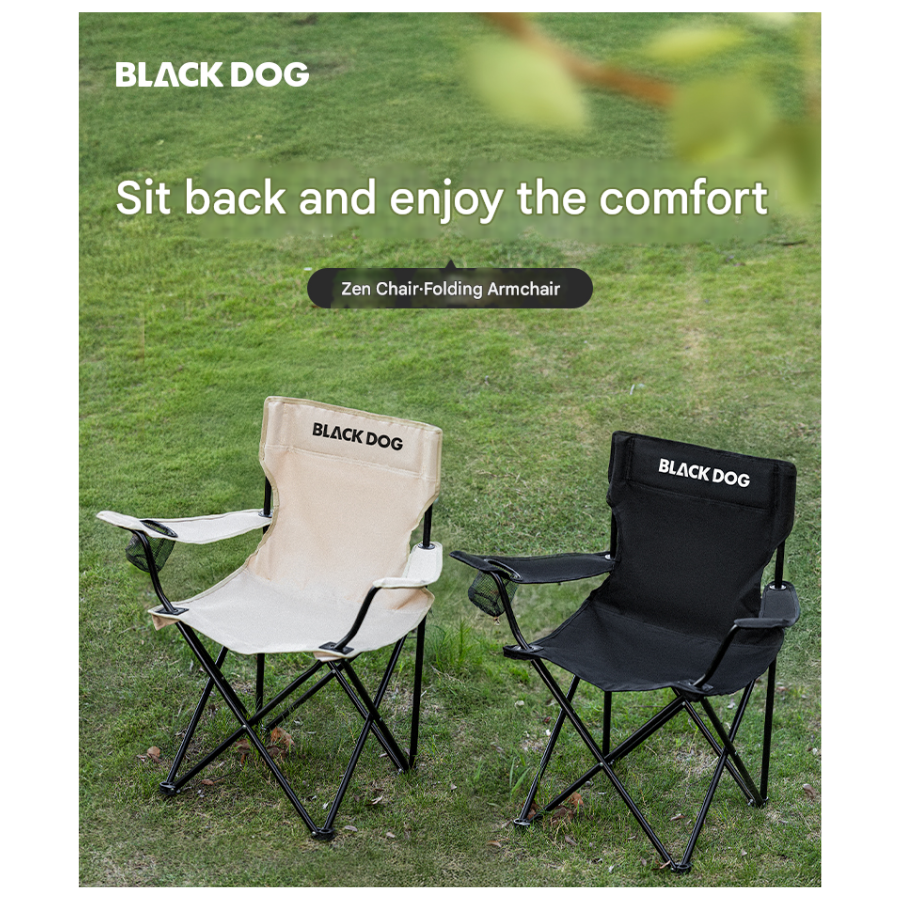 BLACKDOG Zen Folding Armrest Chair