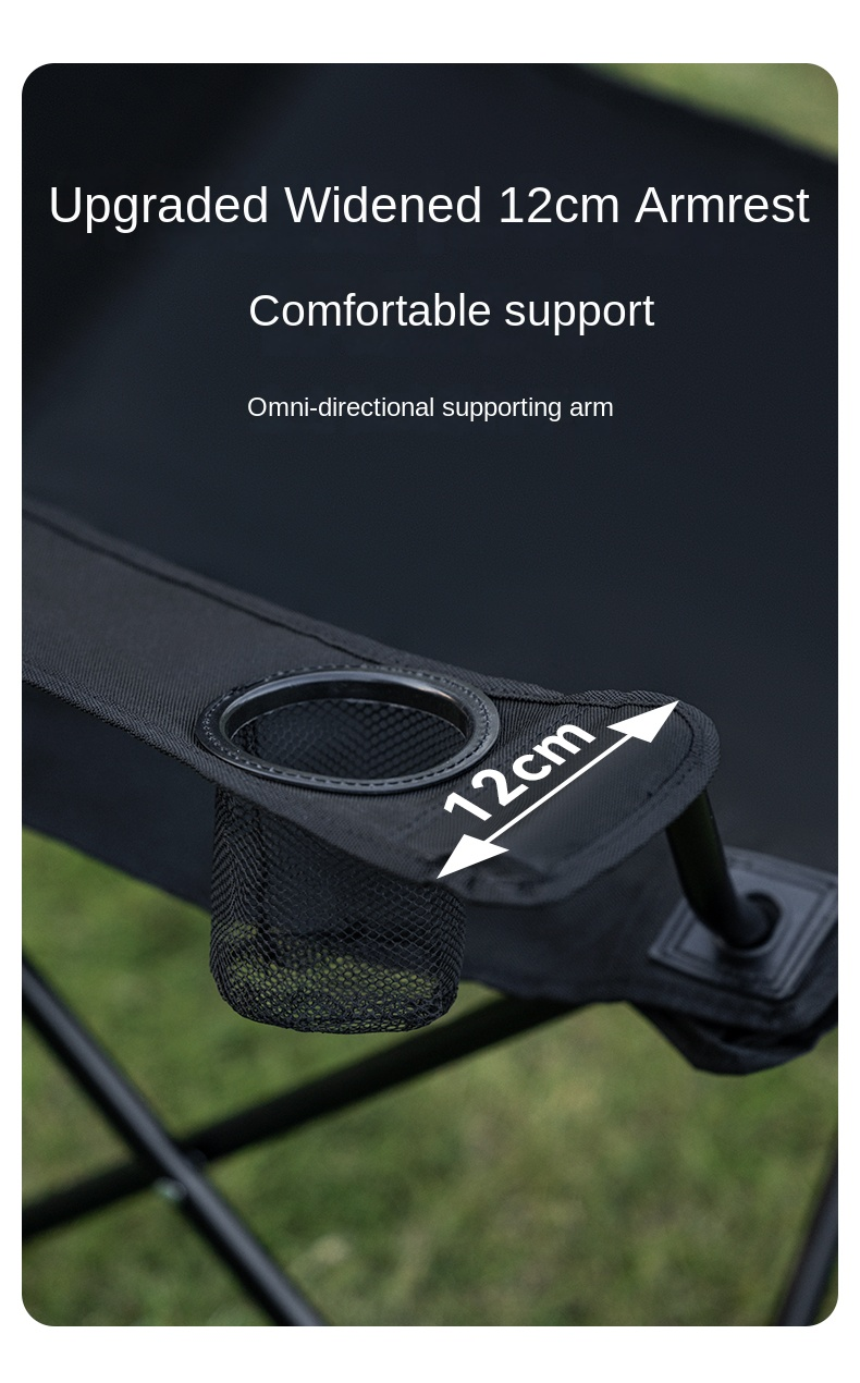 BLACKDOG Zen Folding Armrest Chair