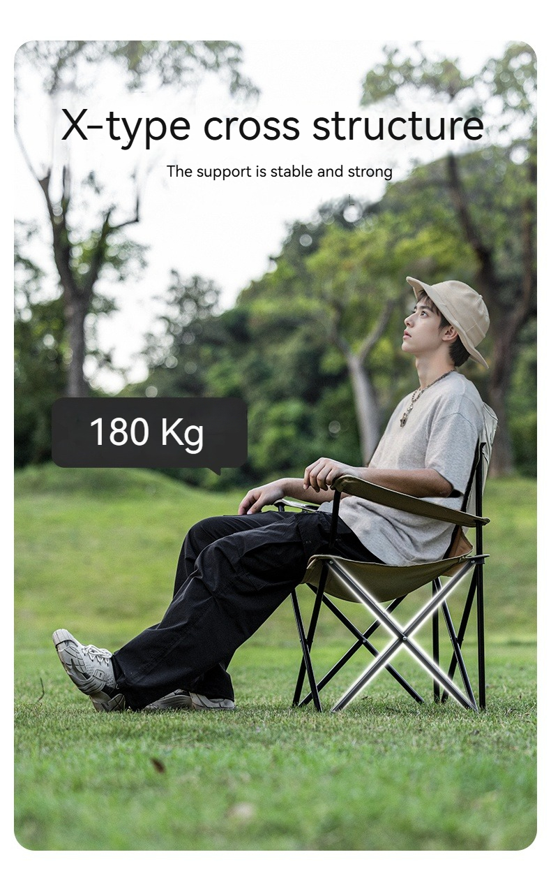 BLACKDOG Zen Folding Armrest Chair