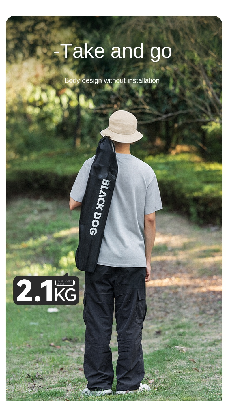 BLACKDOG Zen Folding Armrest Chair