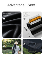 BLACKDOG Zen Folding Armrest Chair