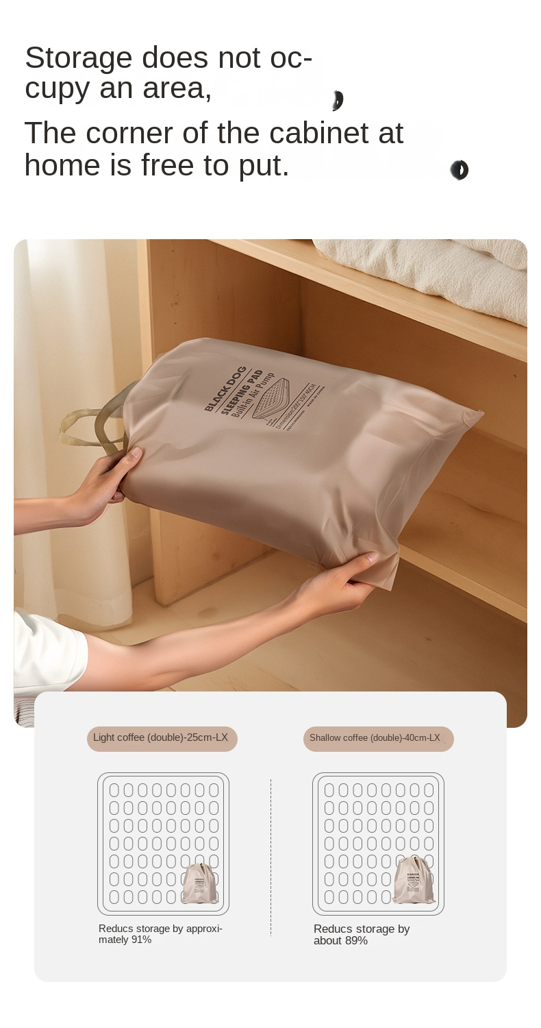 BLACKDOG Dumeng Auto Inflatable Sleeping Bed 2P – 40CM