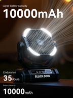 BLACKDOG Cooling Oscillating Fan