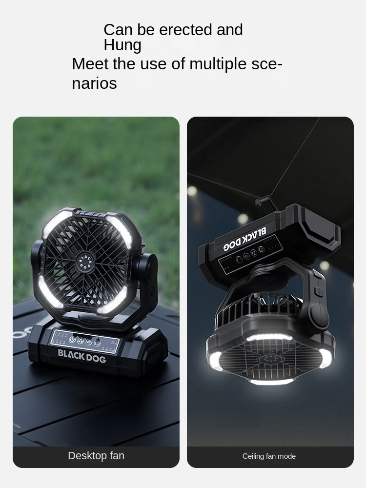 BLACKDOG Cooling Oscillating Fan