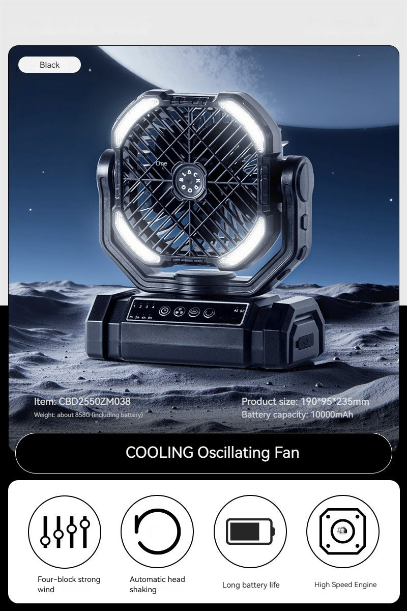 BLACKDOG Cooling Oscillating Fan