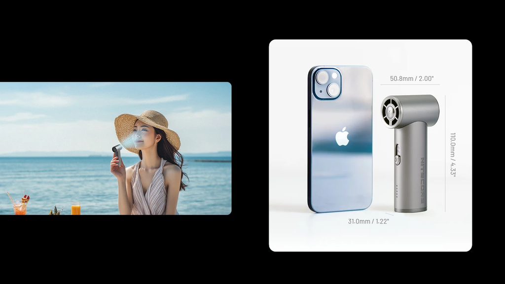 NITECORE NEF01 Mini Handheld Fan