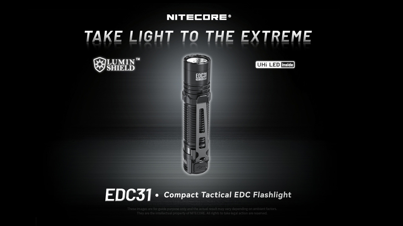 NITECORE EDC31 Tactical Flashlight 3500LM