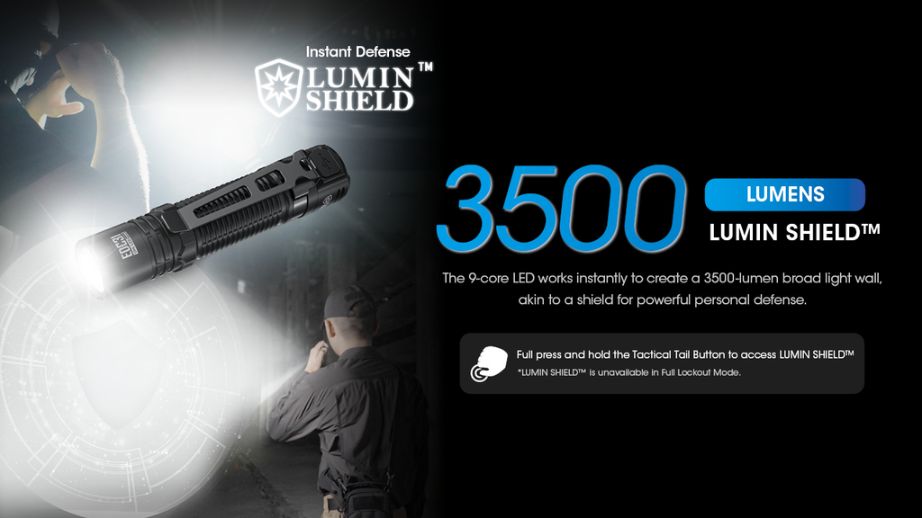 NITECORE EDC31 Tactical Flashlight 3500LM