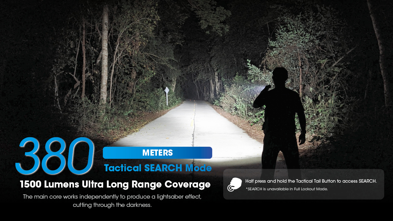 NITECORE EDC31 Tactical Flashlight 3500LM