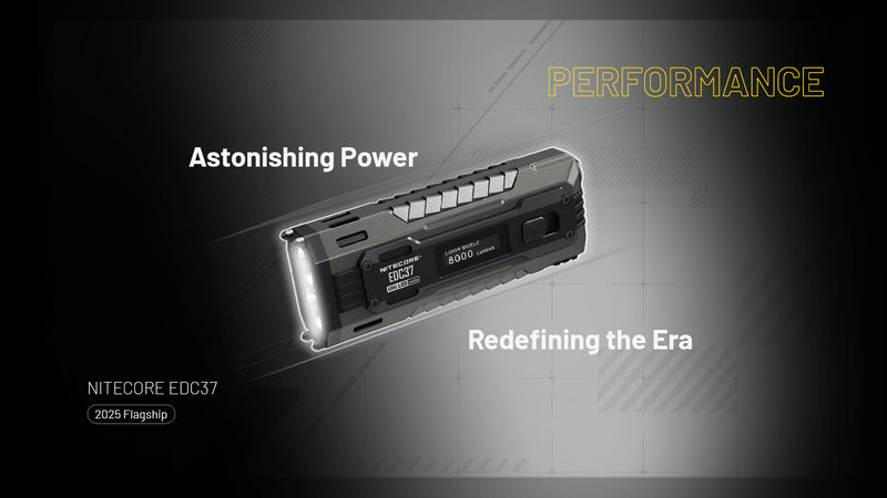 NITECORE EDC37 Tactical Flashlight 8000LM