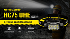 NITECORE HC75 UHE Work Headlamp 3000LM