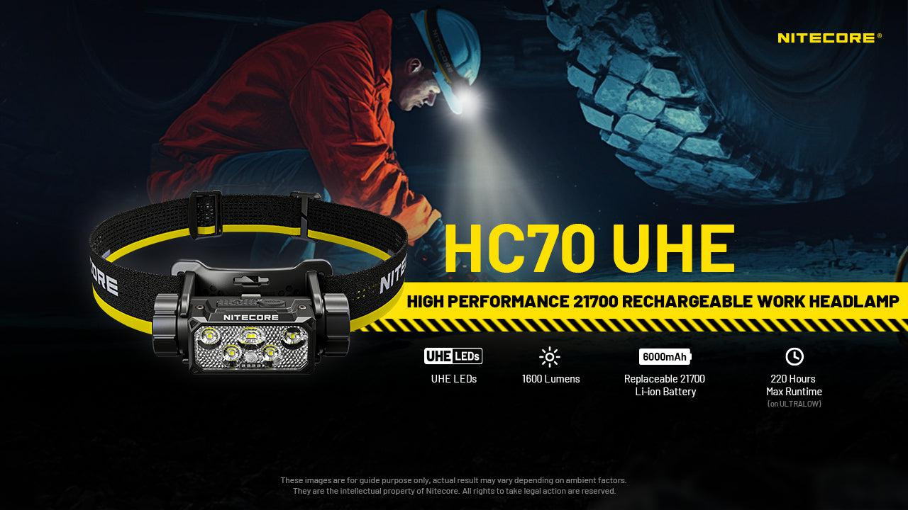 NITECORE HC70 UHE Work Headlamp 1600LM