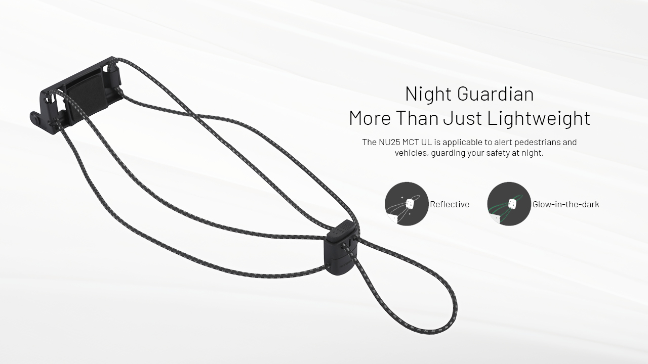 NITECORE NU25 MCT UL Ultra-Light Headlamp 400LM