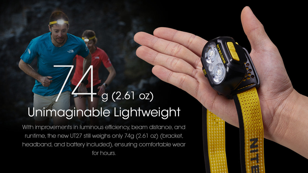 NITECORE UT27 Headlamp 800LM – Standard Package