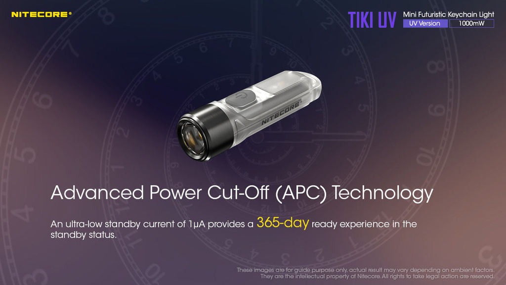 NITECORE TIKI UV & HCRI Keychain Flashlight 70LM