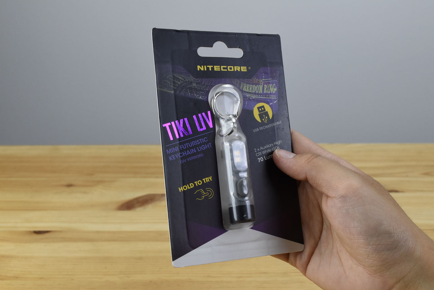 NITECORE TIKI UV & HCRI Keychain Flashlight 70LM
