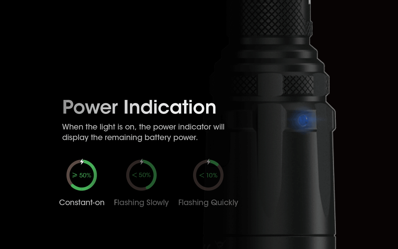 NITECORE SRT7i Luminus SFT-70 Tactical Flashlight 3000LM