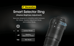 NITECORE SRT7i Luminus SFT-70 Tactical Flashlight 3000LM