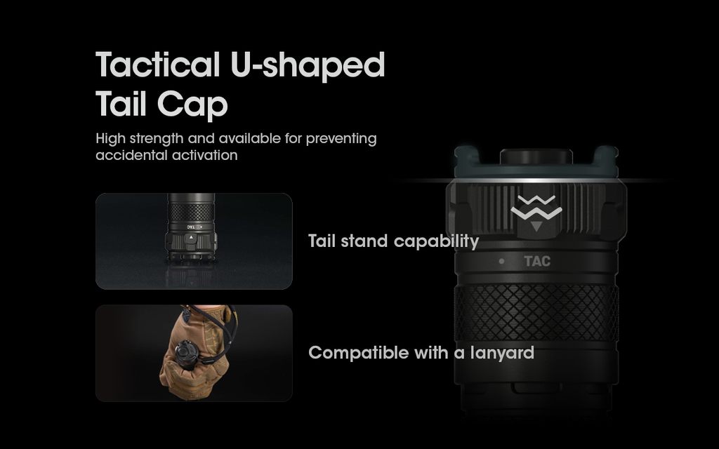 NITECORE SRT7i Luminus SFT-70 Tactical Flashlight 3000LM